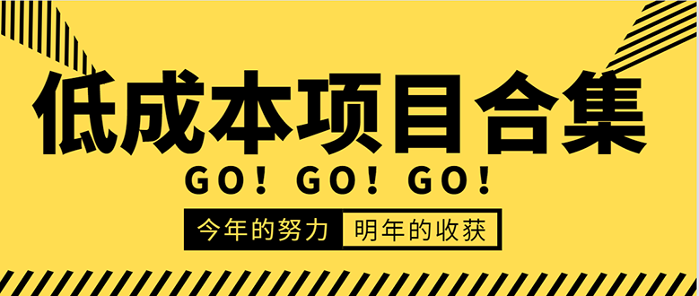 低成本零成本项目合集：赚钱快的慢的、暴利的，线上线下的，价值万元资料-乌龙学社
