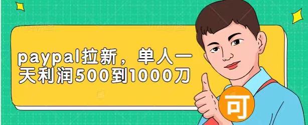 Paypal拉新赚美刀项目，单人一天利润500-1000刀【视频课程】-乌龙学社