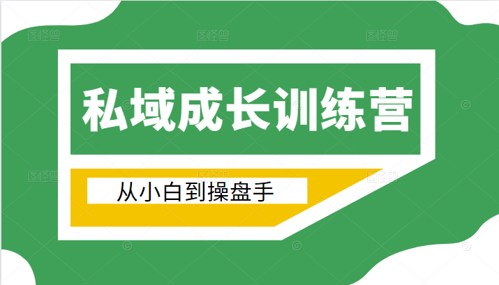 电商私域成长训练营，从小白到操盘手（价值999元）-乌龙学社