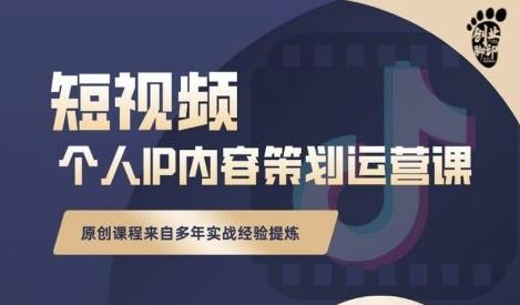 抖音短视频个人ip内容策划实操课，真正做到普通人也能实行落地-乌龙学社