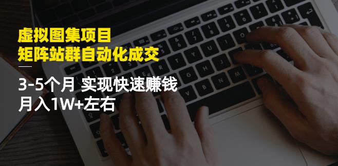 虚拟图集项目：矩阵站群自动化成交，3-5个月实现快速赚钱月入1W+左右-乌龙学社