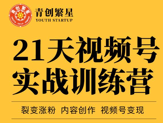 张萌21天视频号实战训练营，裂变涨粉、内容创作、视频号变现 价值298元-乌龙学社