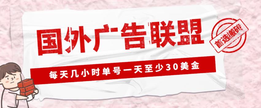 外面收费1980的最新国外LEAD广告联盟搬砖项目，单号一天至少30美金【详细玩法教程】-乌龙学社