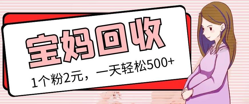 最新宝妈粉回收变现计划及胎教音乐高端变现玩法全套教程！（非老玩法）-乌龙学社