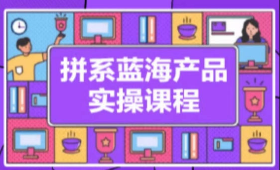 拼系冷门蓝海产品实操课程，从注册店铺到选品上架到流量维护环环相扣-乌龙学社