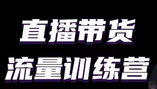 直播带货流量训练营，小白主播必学直播课-乌龙学社