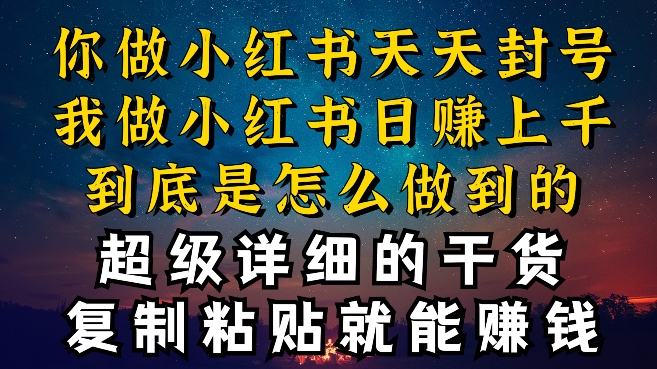 都知道小红书能引流私域变现，可为什么我能一天引流几十人变现上千，但你却频频封号违规被限流【揭秘】-乌龙学社