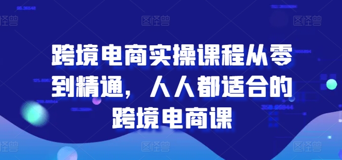 跨境电商实操课程从零到精通，人人都适合的跨境电商课-乌龙学社