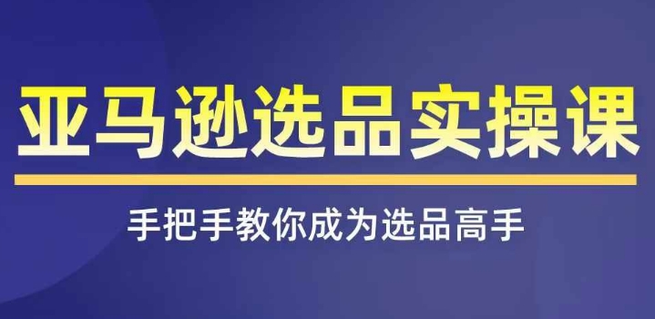 亚马逊选品实操课程，快速掌握亚马逊选品的技巧，覆盖亚马逊选品所有渠道-乌龙学社