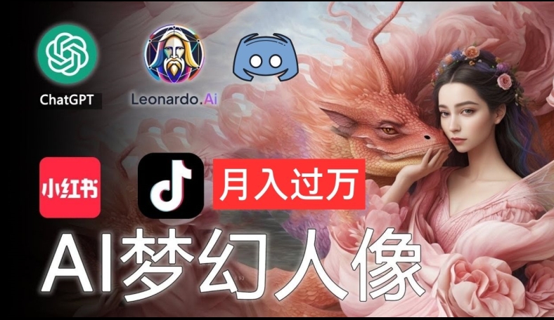 AI摄影梦幻人像：零基础也能月入过万的秘密【揭秘】-乌龙学社