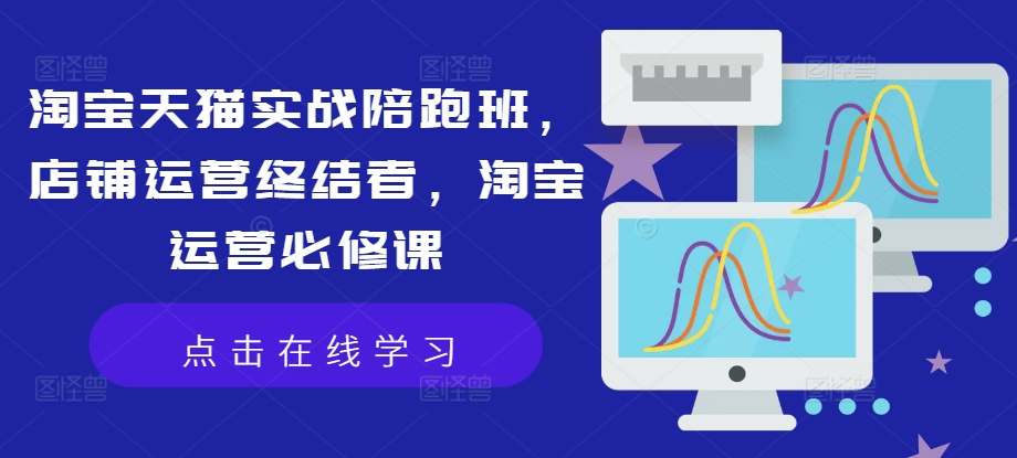 淘宝天猫实战陪跑班，店铺运营终结者，淘宝运营必修课-乌龙学社