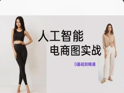 人工智能SD电商图实战，ai绘图0基础到精通-乌龙学社