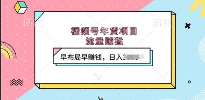 视频号年货项目，流量贼猛，早布局早挣钱，日入上k【揭秘】-乌龙学社
