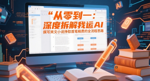 从零到一：深度拆解我运用AI撰写爽文小说挣取首笔稿费的全流程思路-乌龙学社