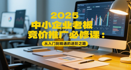 2025中小企业老板竞价推广必修课：从入门到精通的进阶之路-乌龙学社