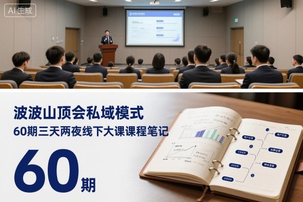 波波山顶会私域模式60期三天两夜线下大课课程笔记（文档）-乌龙学社