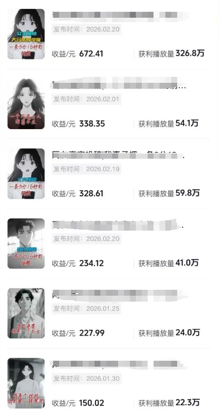 抖音某博主的AI情感故事第一人称解说视频教学，条条爆款，撸创作伙伴计划收益-乌龙学社