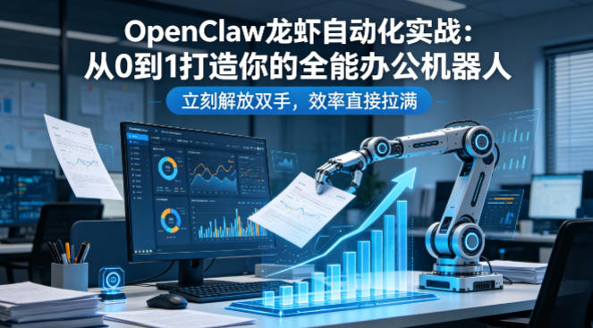 OpenClaw龙虾自动化实战：从0到1打造你的全能办公机器人，立刻解放双手，效率直接拉满-乌龙学社
