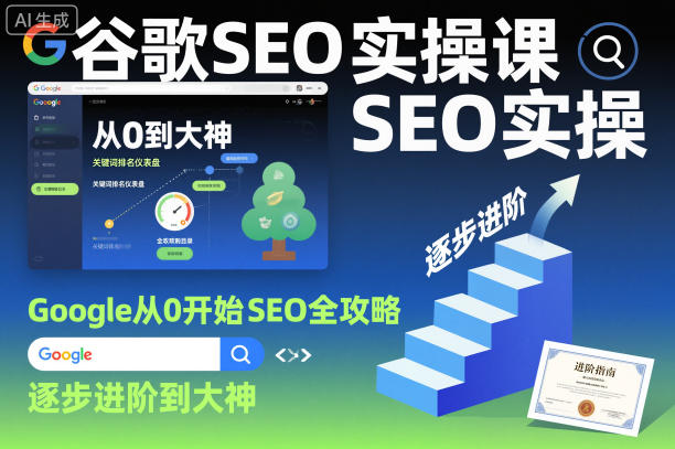 谷歌SEO实操课，Google从0开始SEO全攻略，逐步进阶到大神（更新26年）-乌龙学社