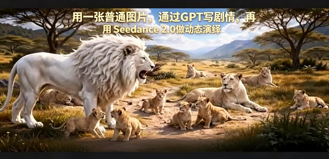 用一张普通图片，通过GPT写剧情，再用Seedance 2.0做动态演绎，居然能生成迪士尼风格搞笑动画-乌龙学社