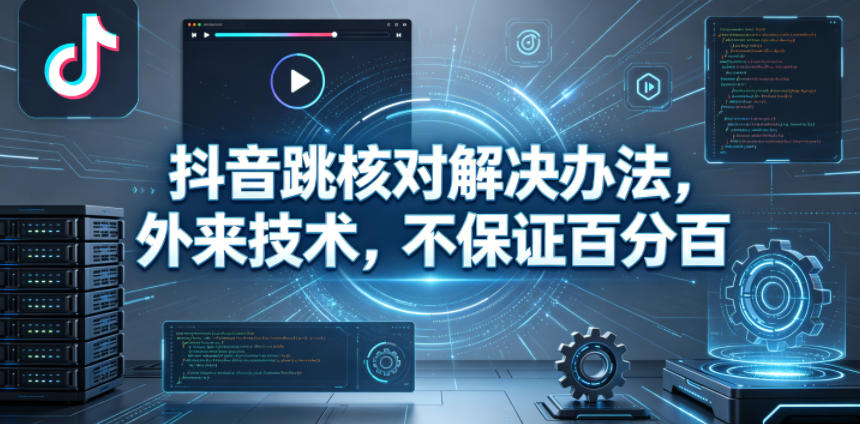 抖音跳核对解决办法，外来技术，不保证百分百-乌龙学社