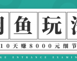 龟课·闲鱼项目玩法实战班第12期，操作10天左右利润有8000元细节玩法-乌龙学社