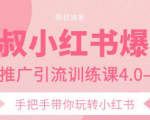狼叔小红书爆款推广引流训练课4.0，手把手带你玩转小红书-乌龙学社