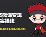 荔枝微课变现实操班：微信号+社群+荔枝微课打造自动化成交闭环系统-乌龙学社