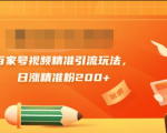 黄岛主引流课：百家号视频精准引流玩法，日涨精准粉200+-乌龙学社