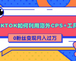 详细解析TIKTOK如何利用海外CPS+工具0粉丝轻松变现月入过万-乌龙学社