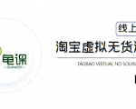 龟课·淘宝虚拟无货源电商5期，全程直播 现场实操，一步步教你轻松实现躺赚-乌龙学社