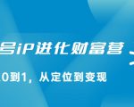 视频号iP进化财富营，从0到1，从定位到变现赚钱（价值1577元）-乌龙学社