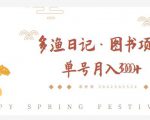 多渔日记·图书项目,无货源图书模式,纯搬运,单号月入4000+-乌龙学社