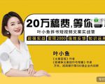 叶小鱼21天短视频文案拆书营，学完轻松搞定各类书单短视频文案-乌龙学社