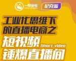 尼克派·工业化思维下的直播电商之短视频锤爆直播间，听话照做执行爆单-乌龙学社