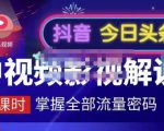 嚴如意·中视频影视解说—掌握流量密码，自媒体运营创收，批量运营账号-乌龙学社