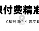 玩转知识付费项目精准引流，给你1套课多账号操作落地方案！-乌龙学社