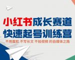 小红书成长赛道快速起号训练营，不露脸不写长文不拍视频，0粉丝冷启动变现之路-乌龙学社
