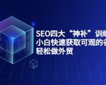 SEO四大“神补”训练营，小白快速获取可观的谷歌流量，轻松做外贸-乌龙学社