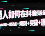 普通人如何在抖音赚到钱：策略 路线 规则 突破 赚钱（10节课）-乌龙学社