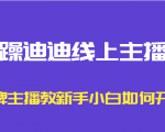 暴躁迪迪线上主播课，金牌主播教新手小白如何开播-乌龙学社