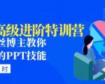 PPT高级进阶特训营：百万粉丝博主教你进阶你的PPT技能(98节课程+PPT素材包)-乌龙学社