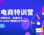 美团电商特训营：美团·店群玩法，无脑铺货月产出6000-15000+精细化月产2w+-乌龙学社