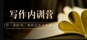 写作内训营：百万级大佬教你如何写一本好书，再把这本书卖爆！-乌龙学社