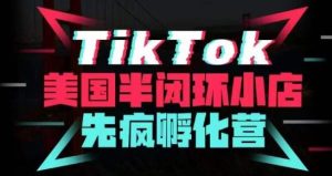疯人院·TikTok美国半闭环小店孵化营，抢占TikTok美国蓝海市场，开店、运营、带货、投流全实操-乌龙学社