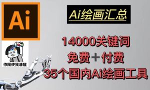 AI绘画汇总14000关键词+35个国内AI绘画工具（兔费+付费）头像壁纸不用愁-乌龙学社