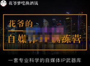 花爷的自媒体IP训练营【14期】,一套专业科学的自媒体IP武器库(更新2023年3月)-乌龙学社