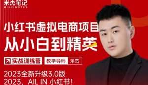 风口再至-米杰小红书虚拟电商项目3.0全网首发单号月收益过万可批量！-乌龙学社