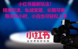 小红书最新玩法！精准引流，私域变现，长期可做，每天半小时，小白也可轻松上手【揭秘】-乌龙学社