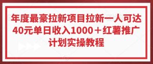 年度最豪拉新项目拉新一人可达40元单日收入1000＋红薯推广计划实操教程【揭秘】-乌龙学社
